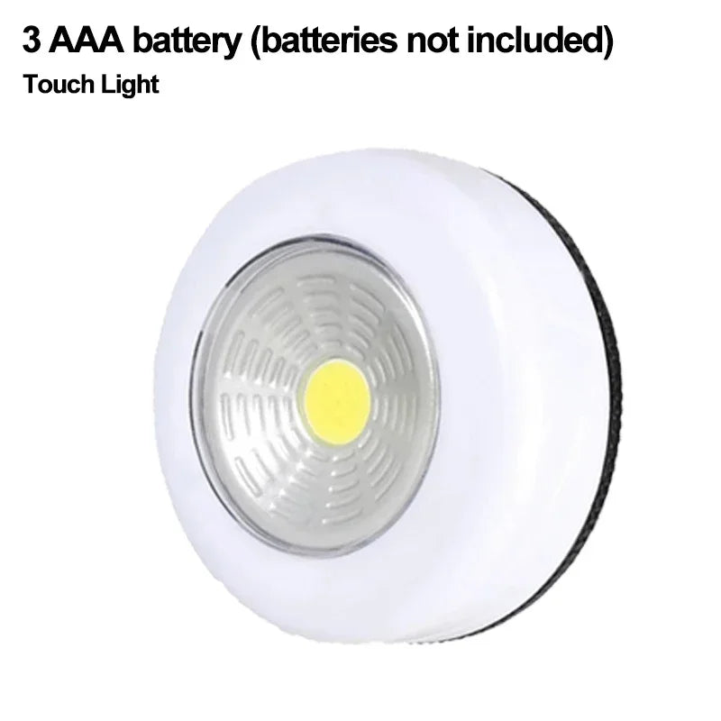 Round Mini LED Light With Touch Sensor/Magnetic Base