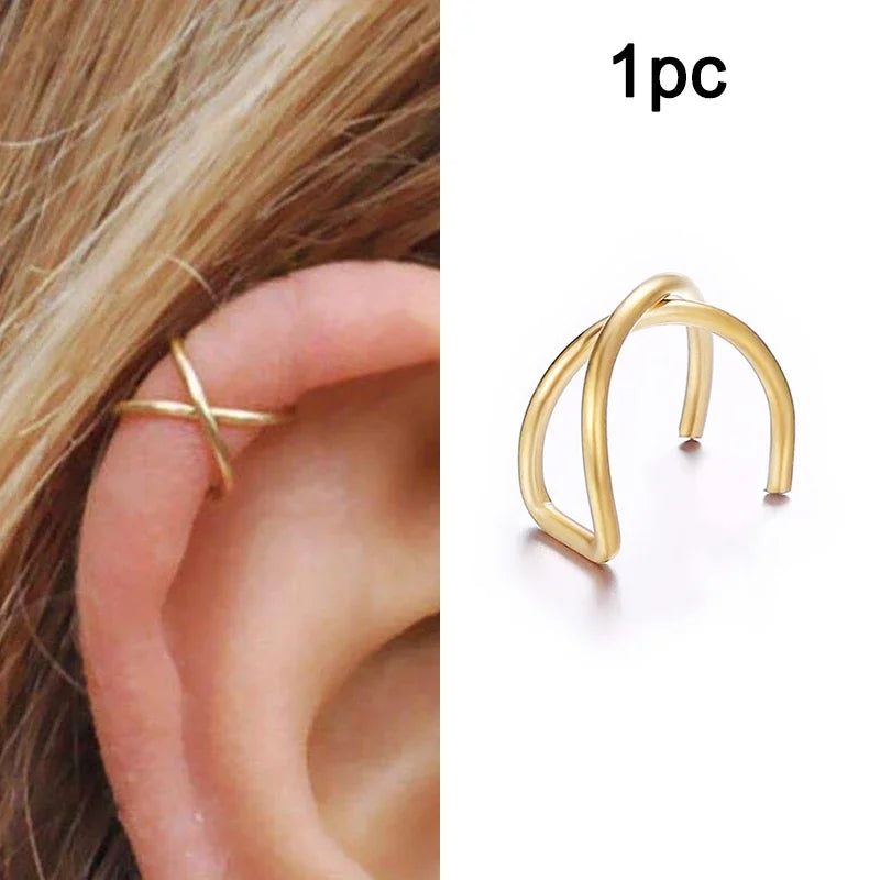Ear Cuff, Non-Piercing Ear Clips Set