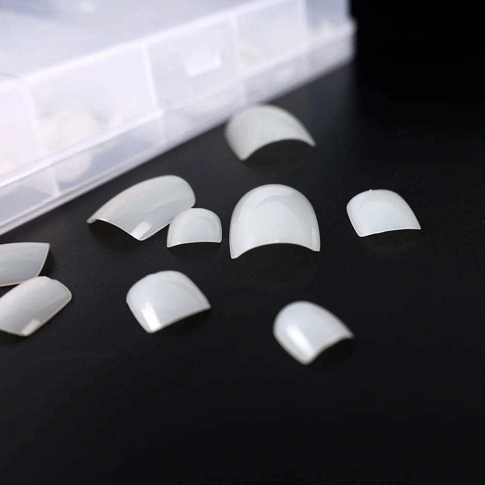100pcs Press On Square Fake Toenails