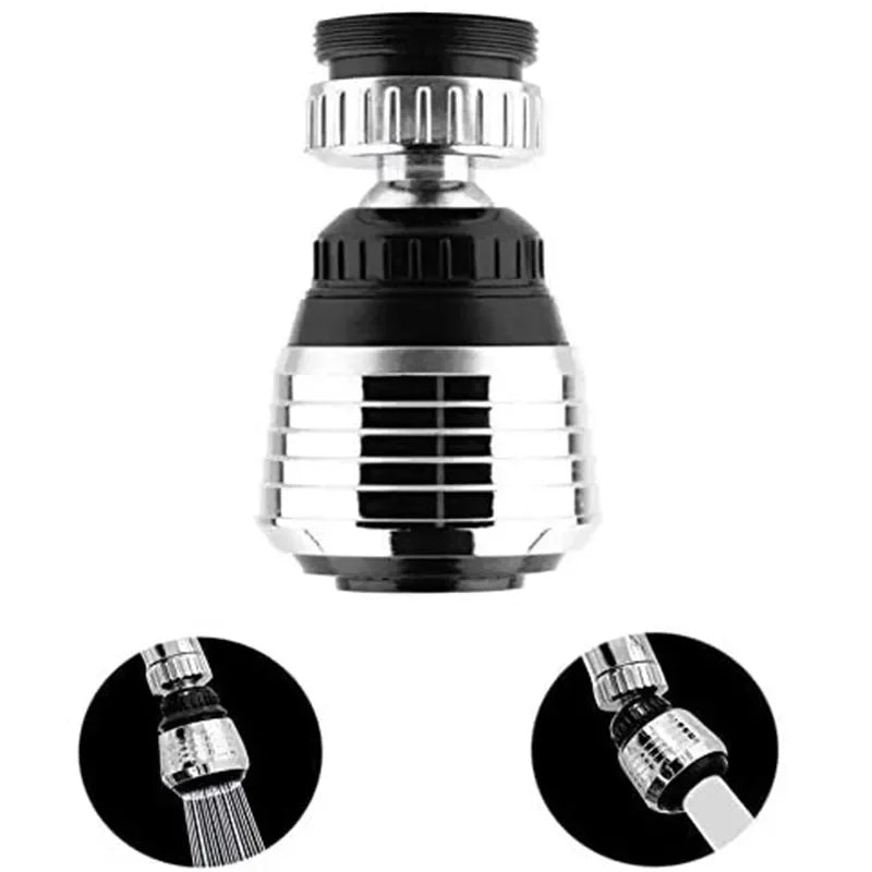 Kitchen Gadgets 2 Modes 360 Rotatable Bubbler High Pressure Water Faucet Extender