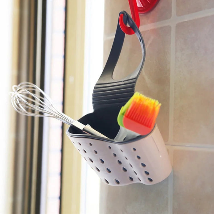 Kitchen Portable Hanging Drain Basket for Sponge & Soaps