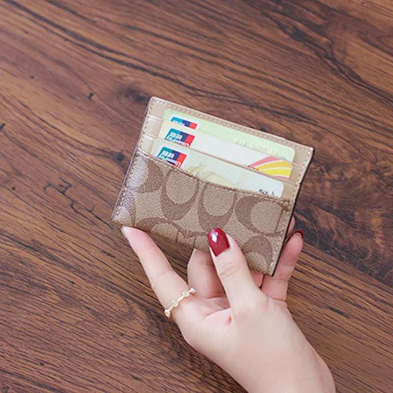 Card Holder PU Leather for Female