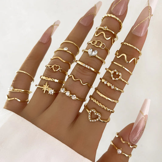 Knuckle Rings Set For Women