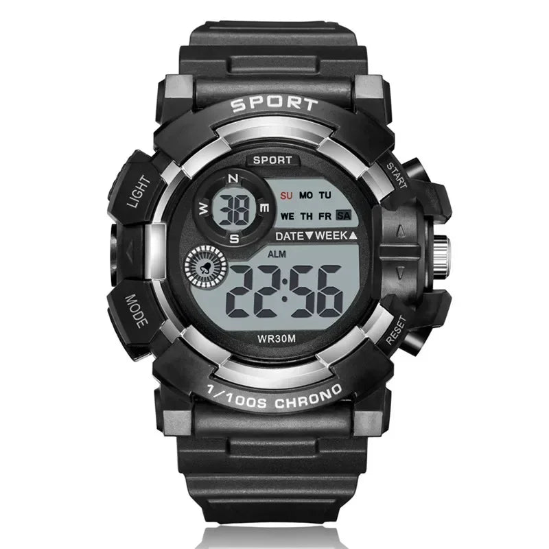 YIKAZE Waterproof Fashion Digital Sports Watch for Kids