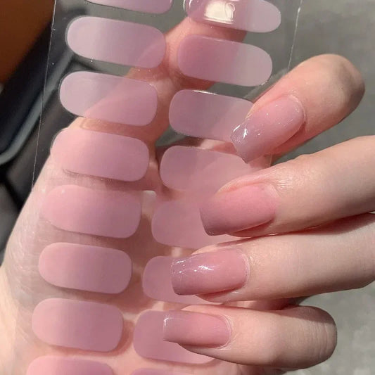Semi-cured Gel Nail Stickers for UV Lamp