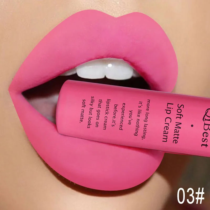 Nude Waterproof Matte Lip Gloss Liquid Lipstick/Lipgloss For Women