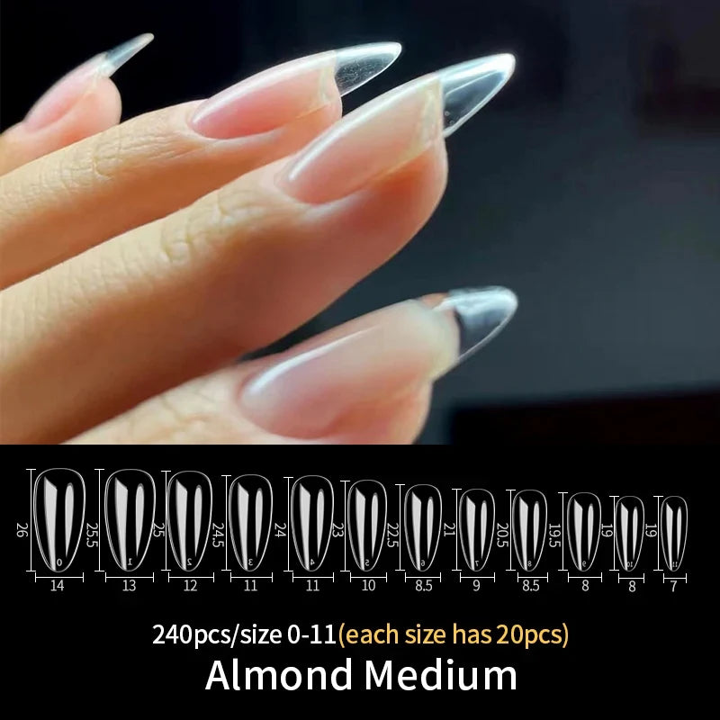 Press on Clear Nail Extensions