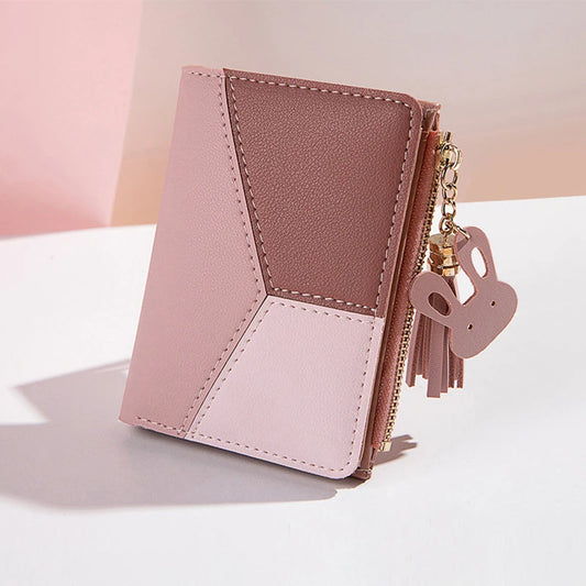 Women's PU Leather  Small Zipper Coin Purses/wallet