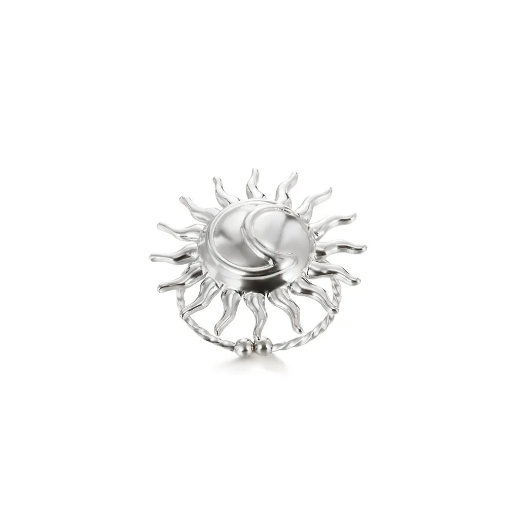 Elegant Gold Stainless Steel Rings For Women