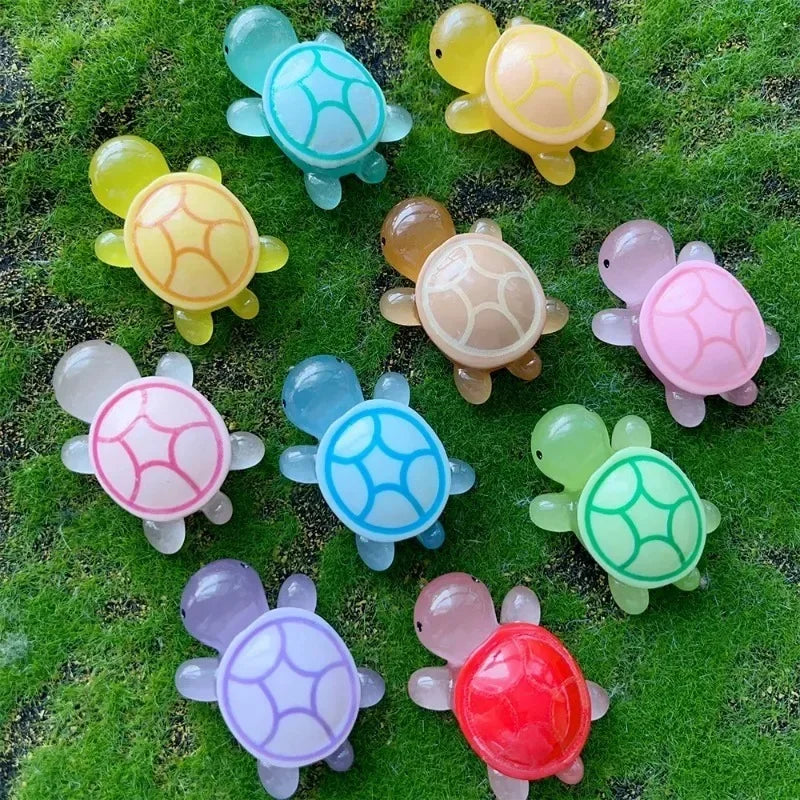 Cute Mini Luminous Glow in the Dark Turtle Ornaments