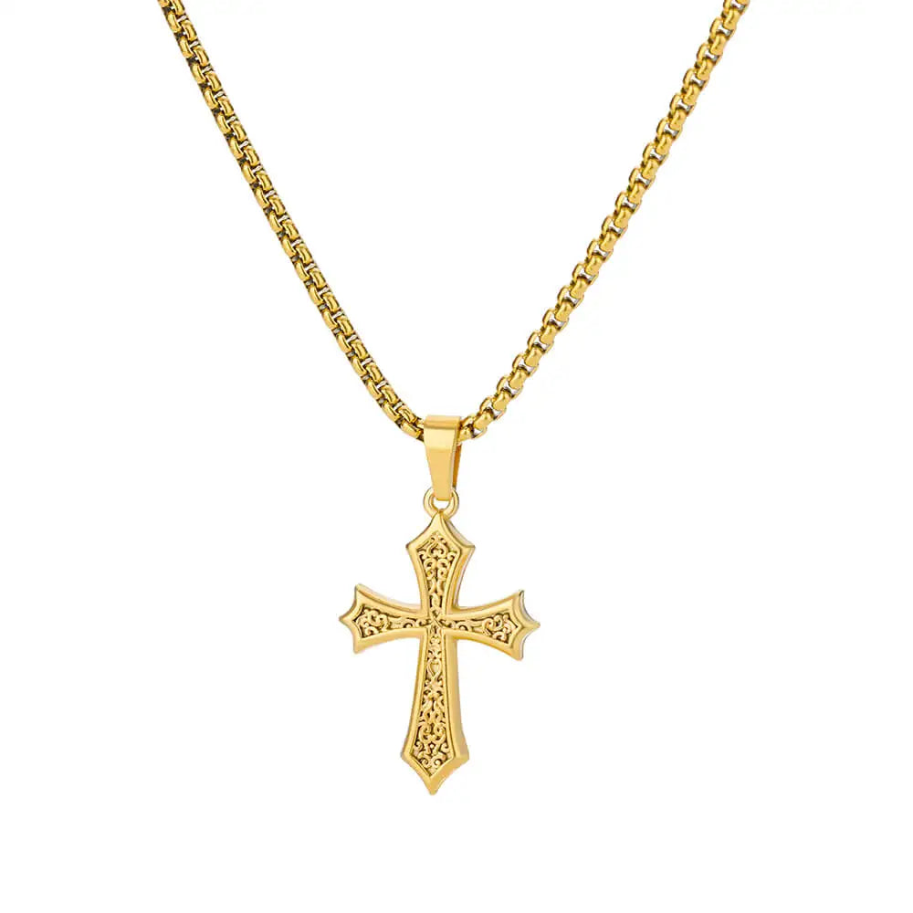 Stainless Steel Gold Plated Necklace