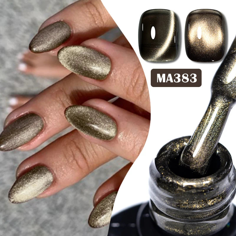 Cat Eye Gel Nail Polish With Magnet