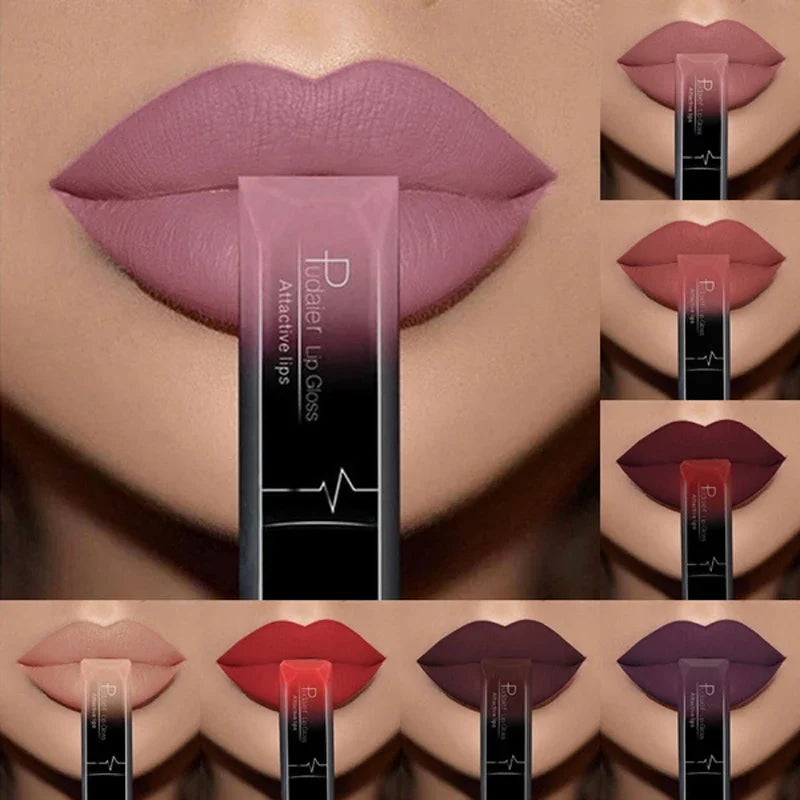 Nude Matte Waterproof Liquid Lipstick Moisturizer
