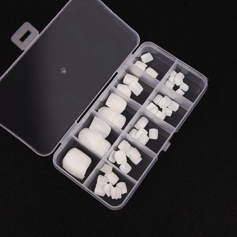 100pcs Press On Square Fake Toenails