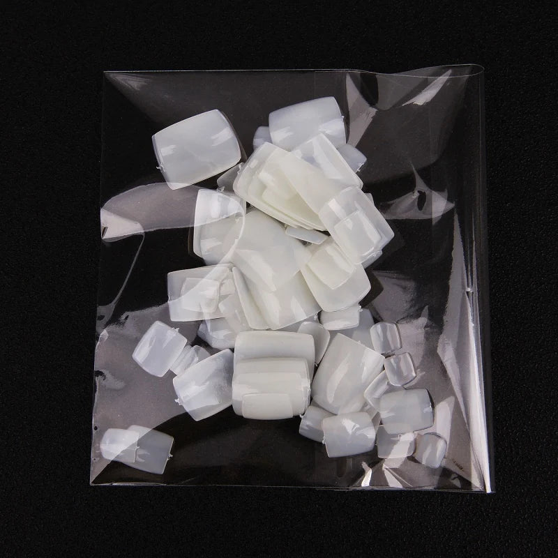 100pcs Press On Square Fake Toenails