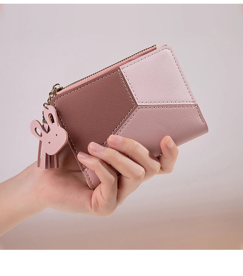 Women's PU Leather  Small Zipper Coin Purses/wallet