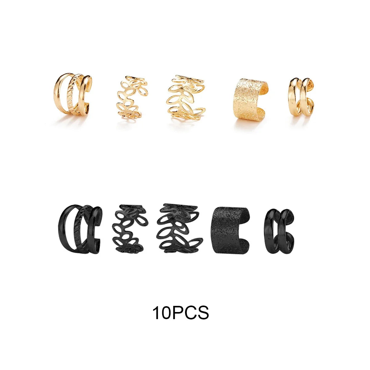 Ear Cuff, Non-Piercing Ear Clips Set