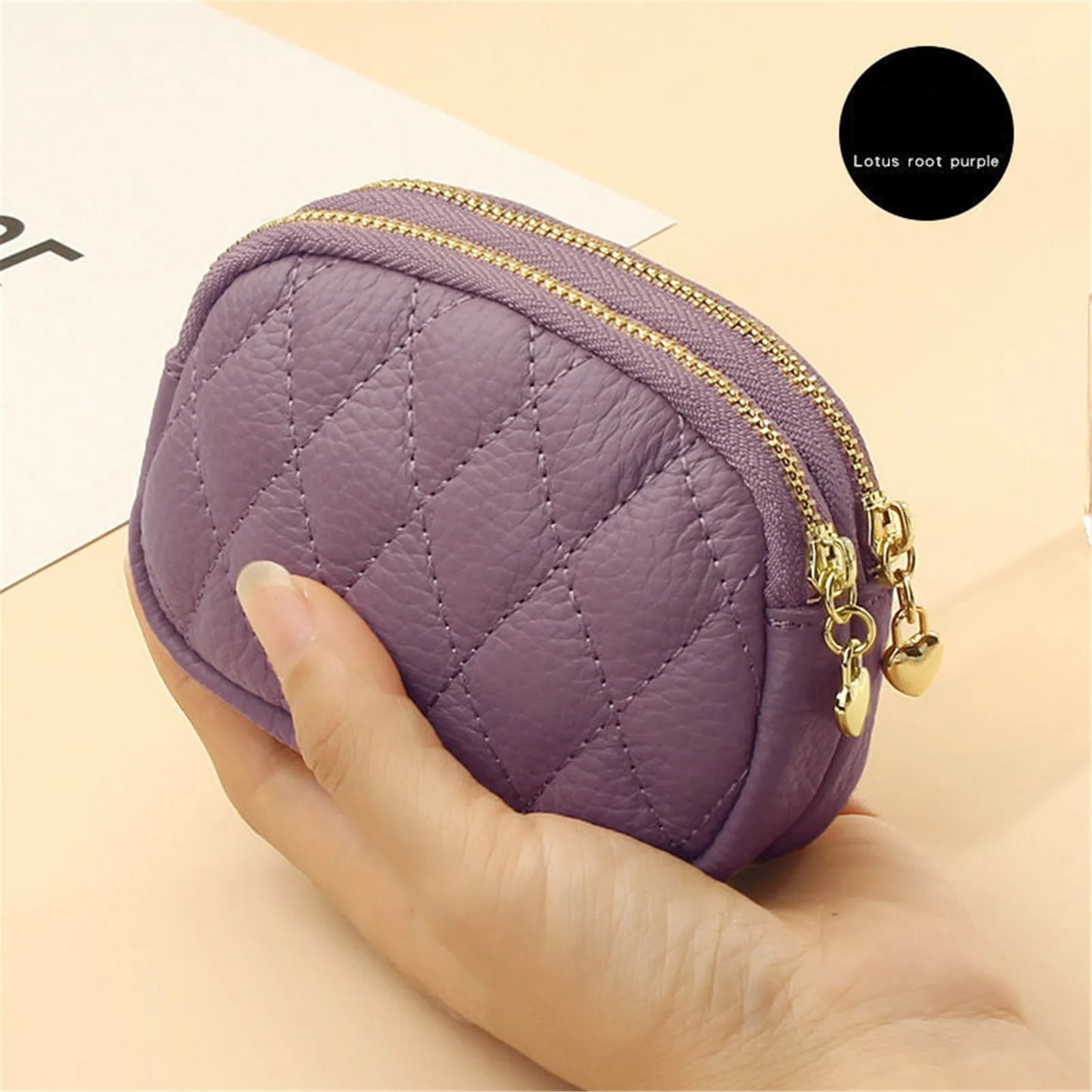 Pu Leather Key Tag Coin Purse Women/Men