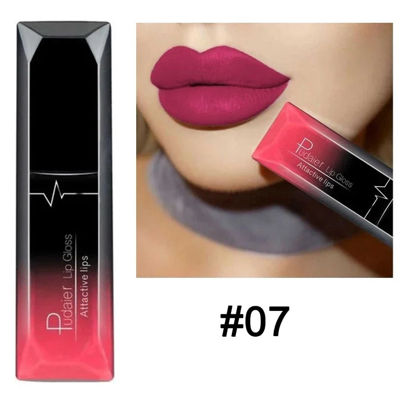 Nude Matte Waterproof Liquid Lipstick Moisturizer