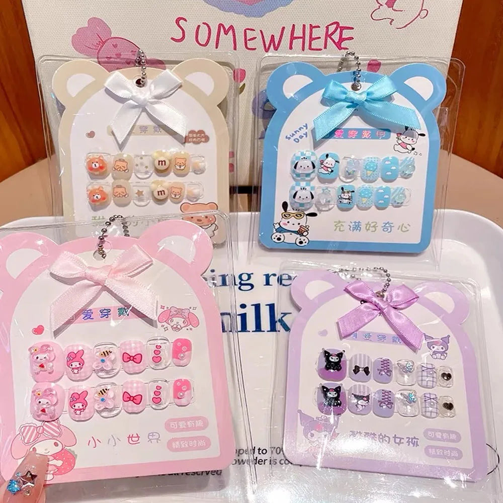 False Nails for Kids 12pcs