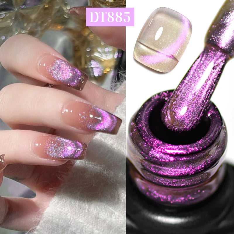 Cat Eye Gel Nail Polish With Magnet