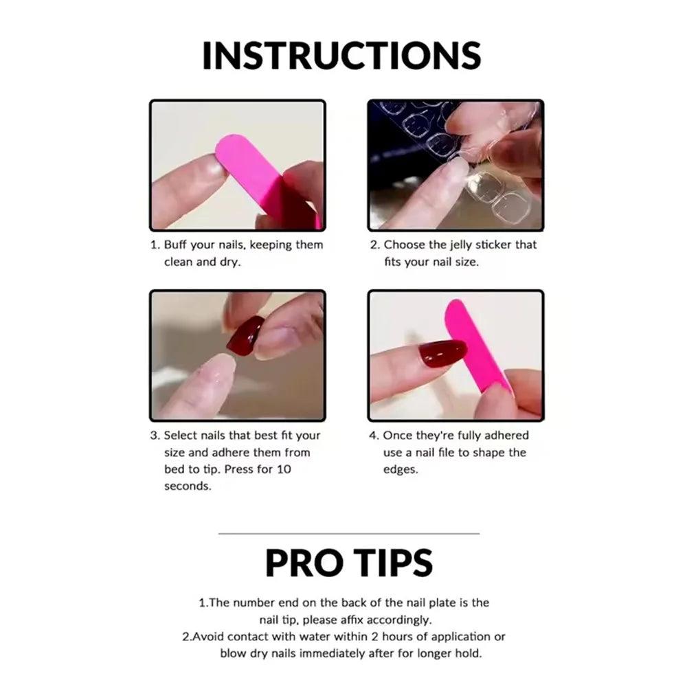 Short False Press On Nails
