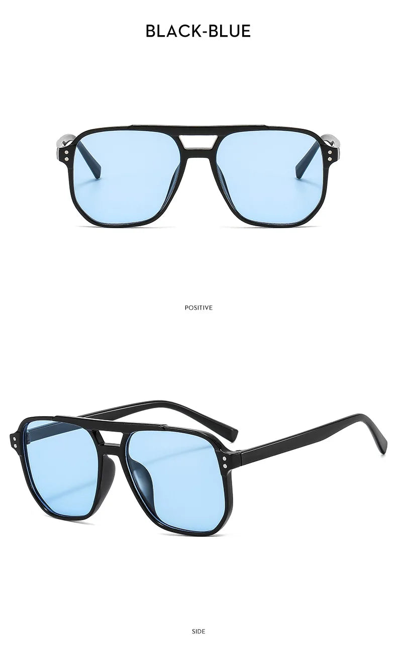 Vintage Square Sunglasses for Women UV400 Shades