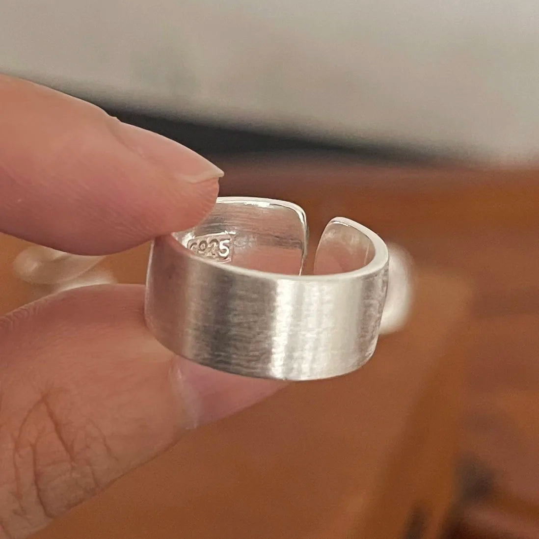 925 Sterling Silver Adjustable Rings for Women