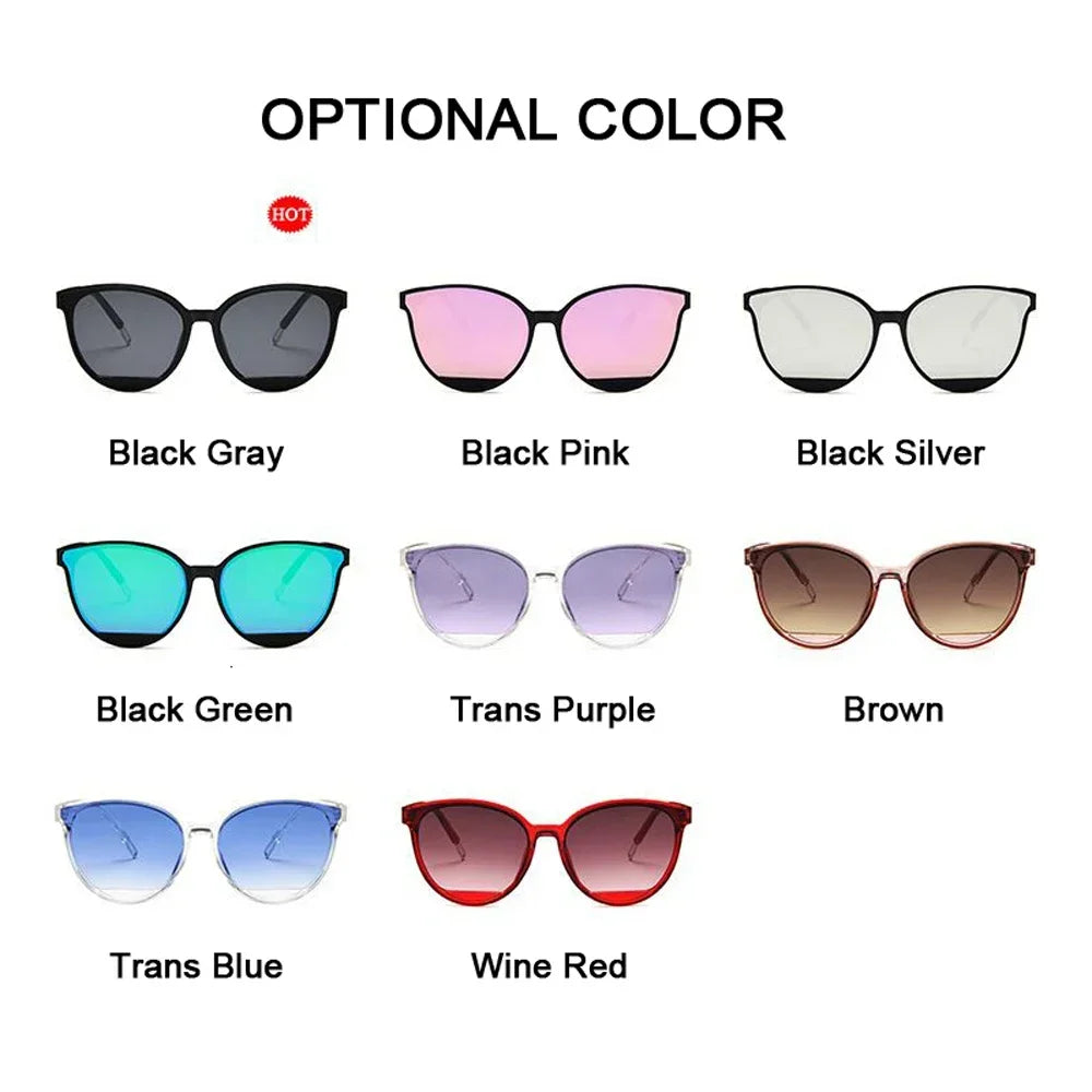 UV400 Classic Vintage Metal Mirror Sun Glasses for Female