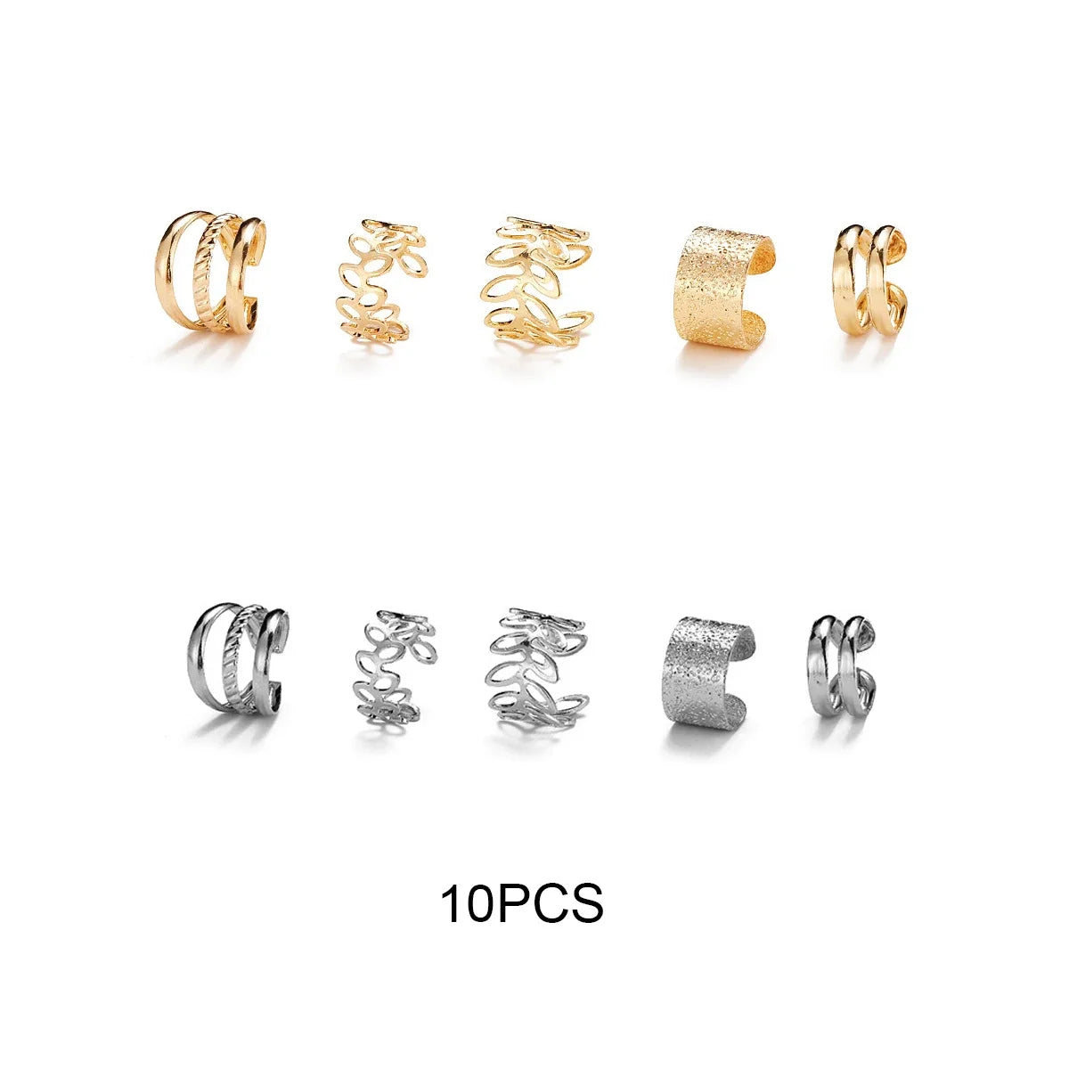 Ear Cuff, Non-Piercing Ear Clips Set