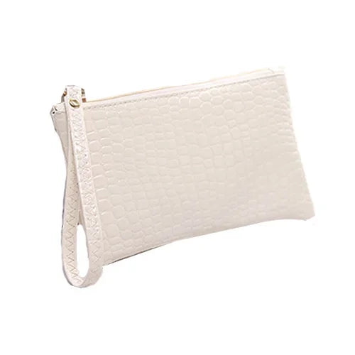 Fashion Croc Pattern Women Small Cosmetics Pouch