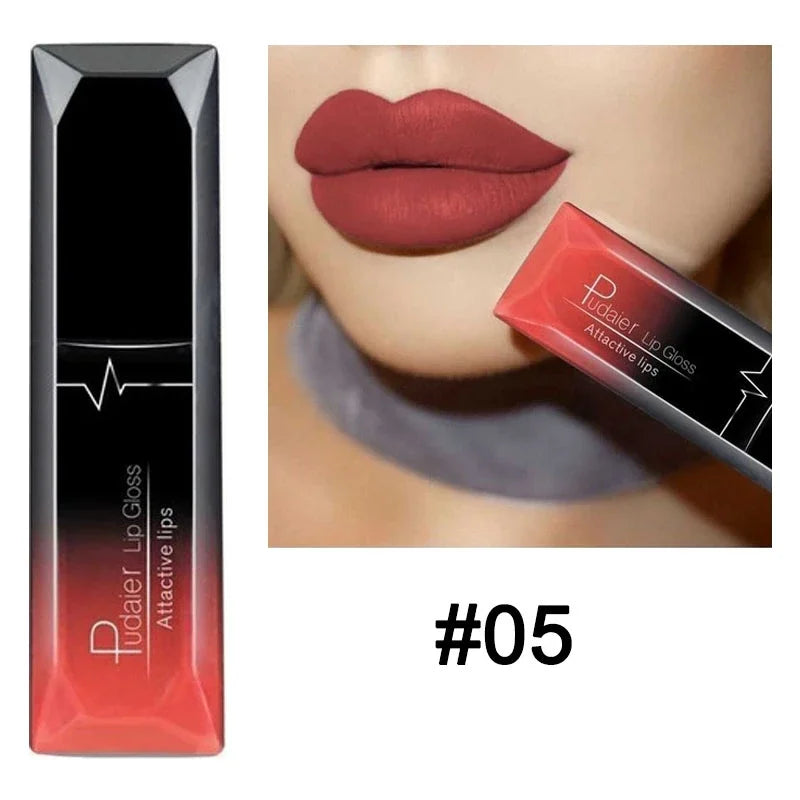 Nude Matte Waterproof Liquid Lipstick Moisturizer