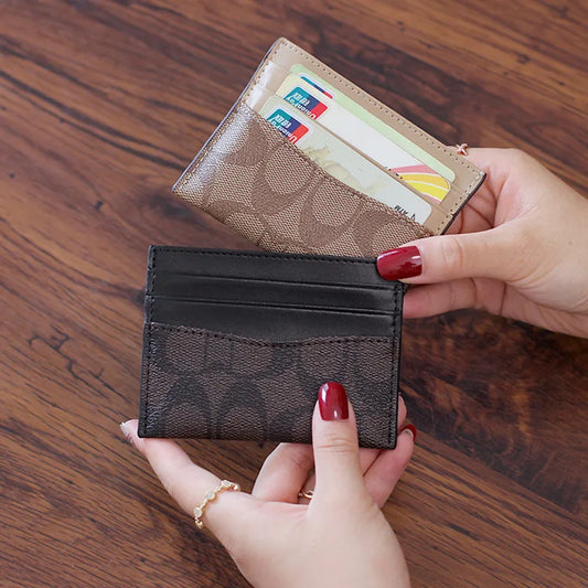 Card Holder PU Leather for Female