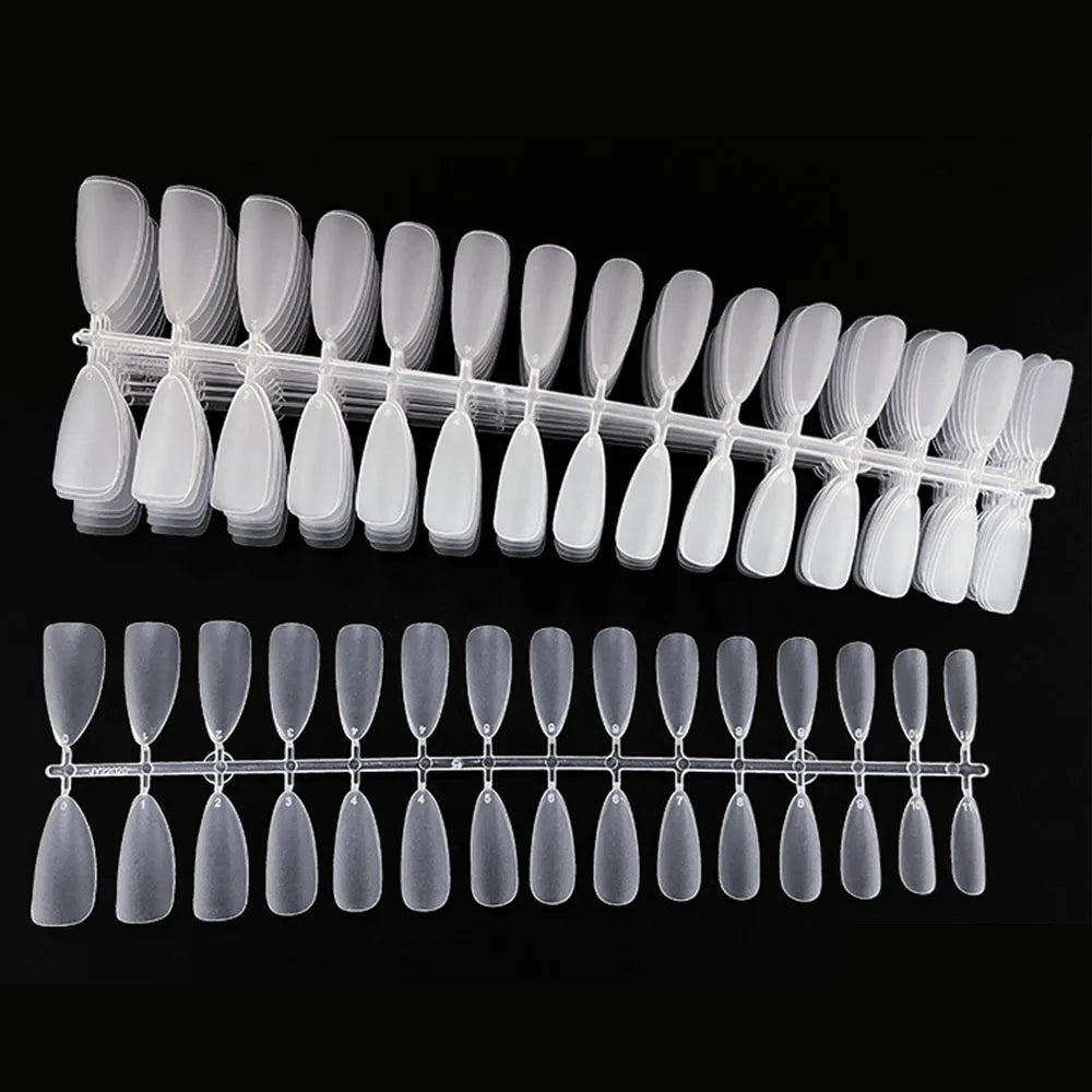 120pcs Transparent Press on Nails