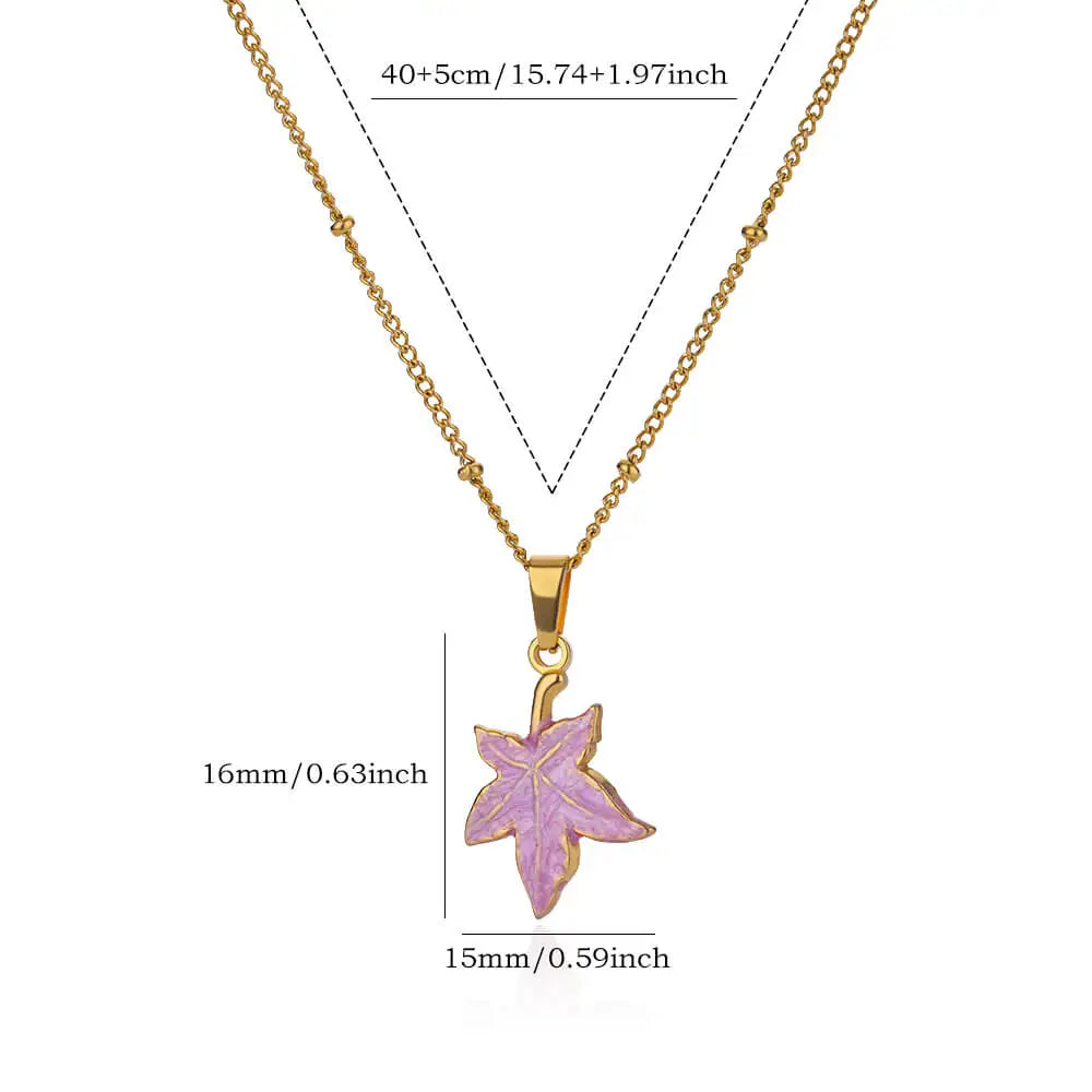 Stainless Steel Gold Plated Necklace