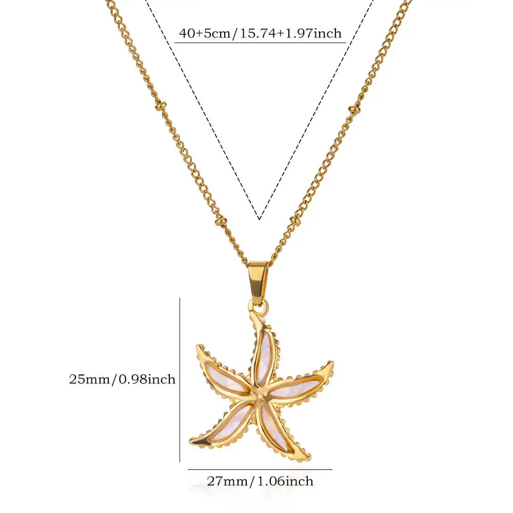 Stainless Steel Gold Plated Necklace
