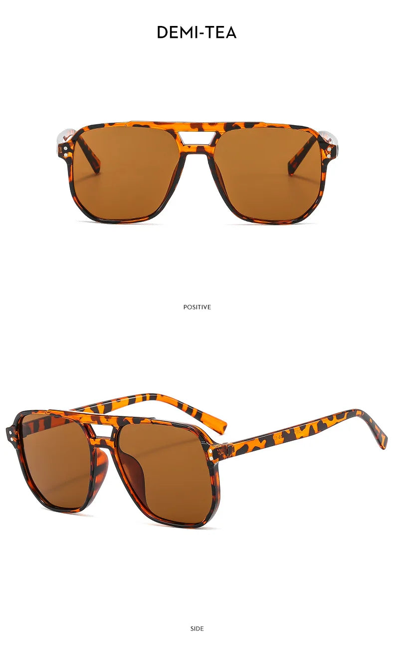 Vintage Square Sunglasses for Women UV400 Shades