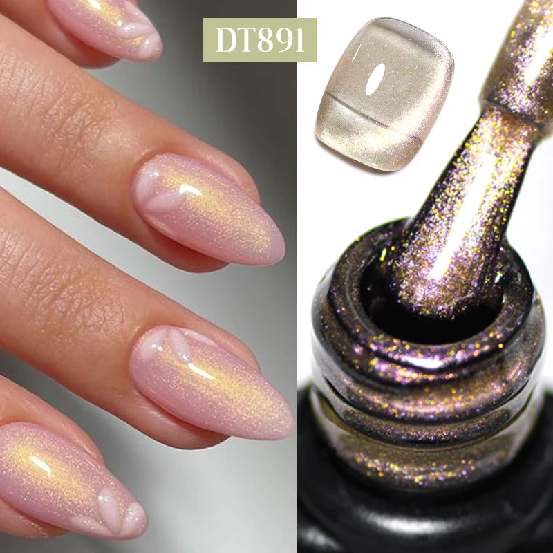 Cat Eye Gel Nail Polish With Magnet