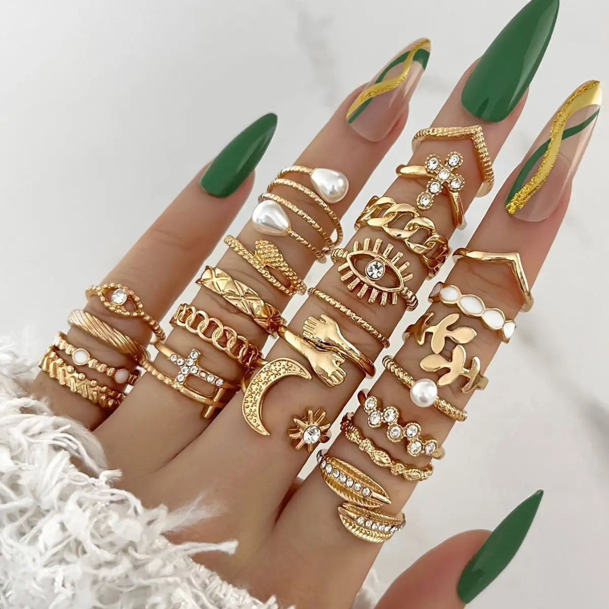 Knuckle Rings Set For Women