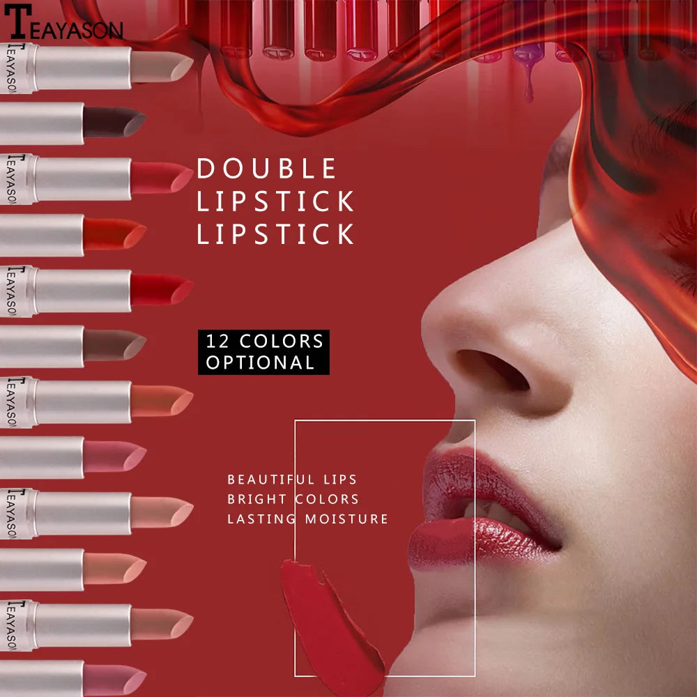 Lip Gloss 2 In 1 Lip Tint Waterproof and Long -Lasting