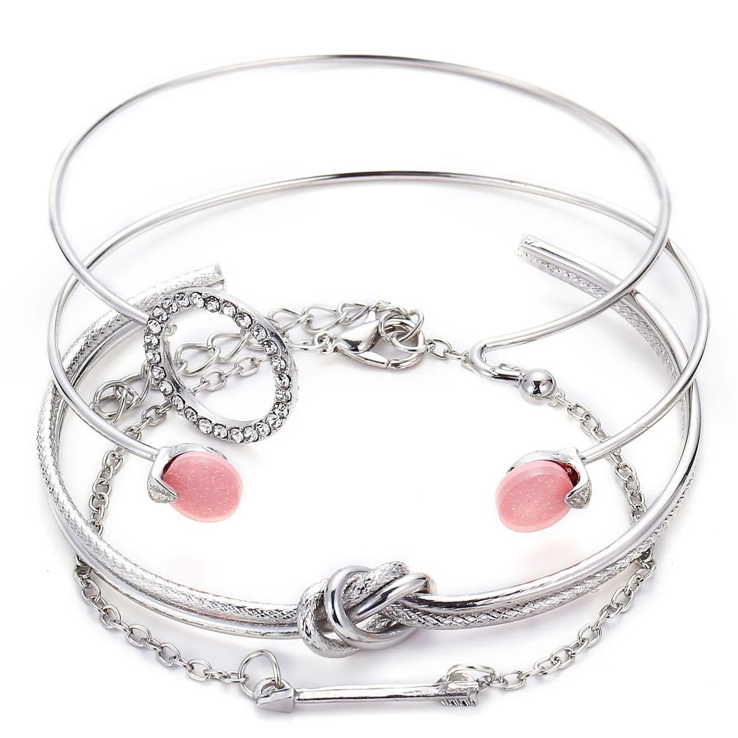 Gold Plated Bohemian Bracelet Set For Women