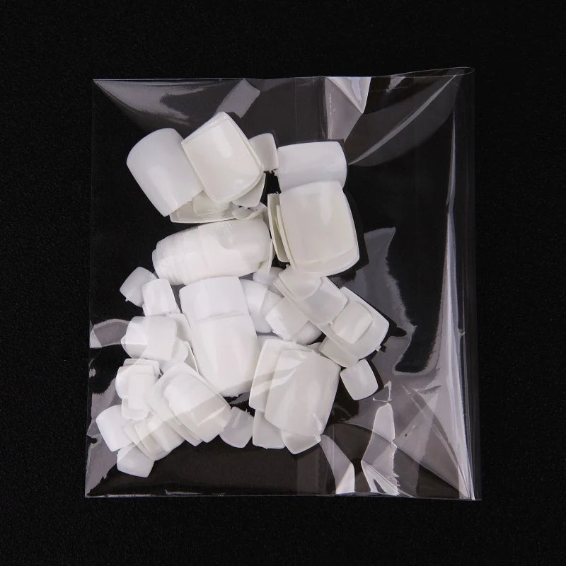 100pcs Press On Square Fake Toenails