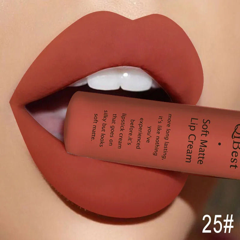 Nude Waterproof Matte Lip Gloss Liquid Lipstick/Lipgloss For Women