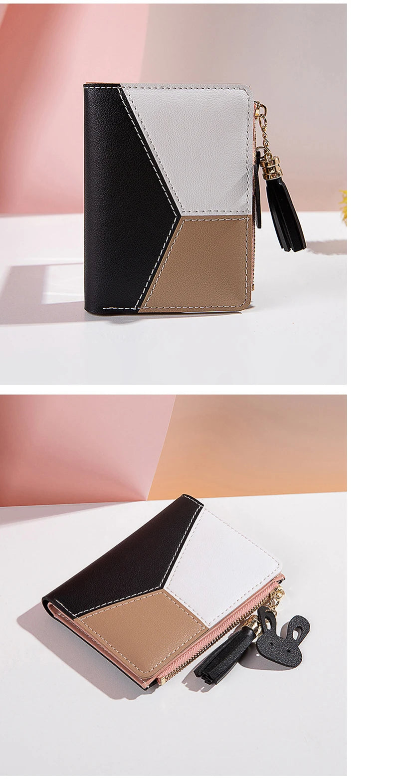 Women's PU Leather  Small Zipper Coin Purses/wallet