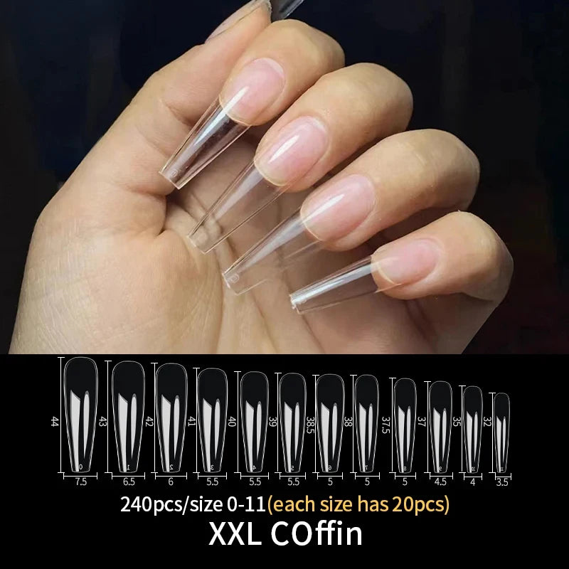 Press on Clear Nail Extensions