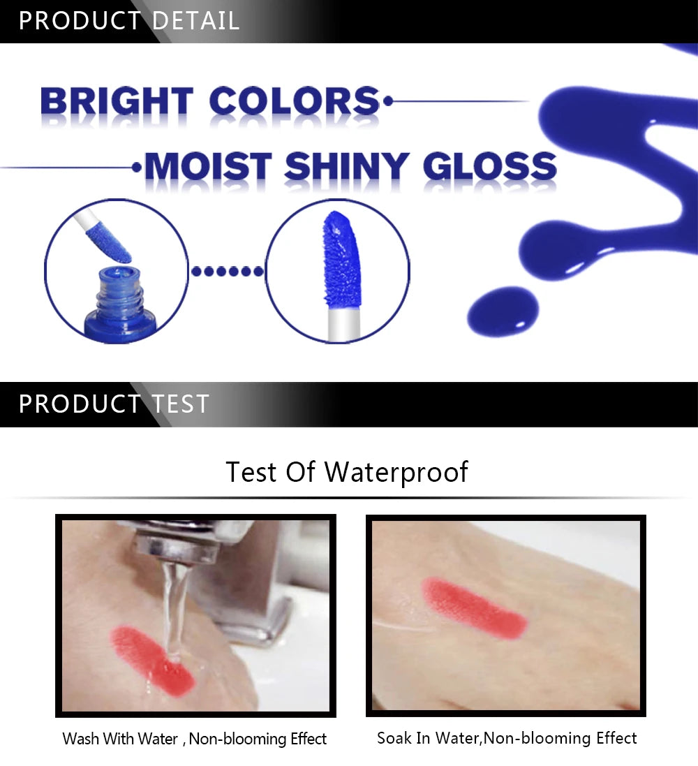 Nude Waterproof Matte Lip Gloss Liquid Lipstick/Lipgloss For Women