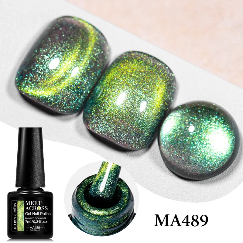 Cat Eye Gel Nail Polish With Magnet