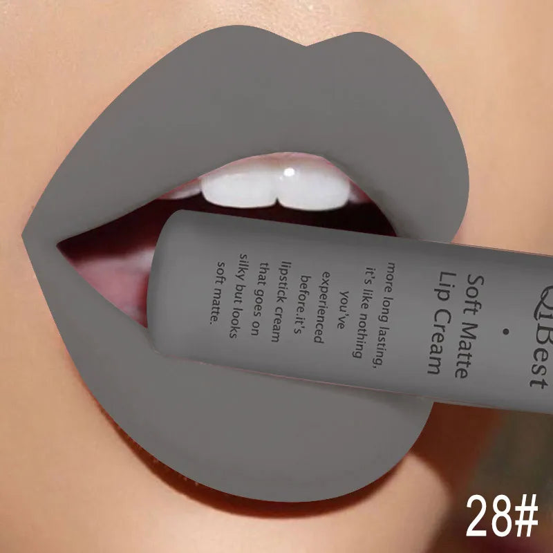 Nude Waterproof Matte Lip Gloss Liquid Lipstick/Lipgloss For Women