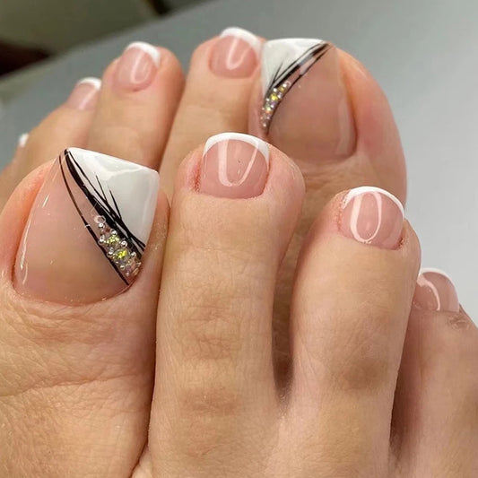 Press On False Toenails