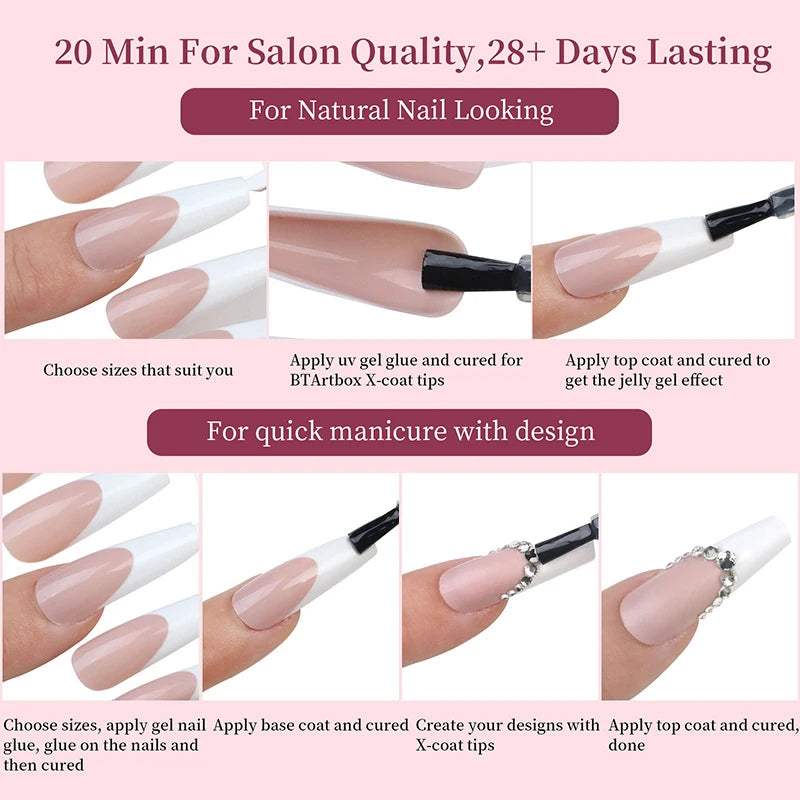 Acrylic Press On False Nails